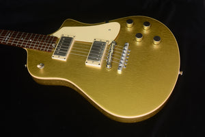 SOLD Asher Electro Sonic Gold Top Guitar with Brazilian Rosewood Board! $7,200.00