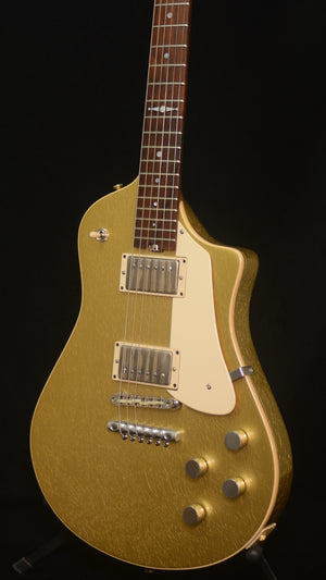 SOLD Asher Electro Sonic Gold Top Guitar with Brazilian Rosewood Board! $7,200.00
