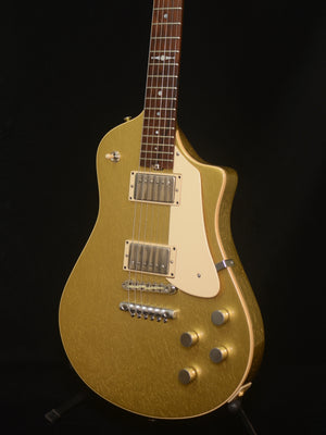 SOLD Asher Electro Sonic Gold Top Guitar with Brazilian Rosewood Board! $7,200.00