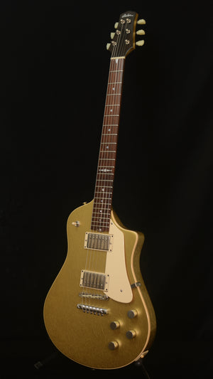 SOLD Asher Electro Sonic Gold Top Guitar with Brazilian Rosewood Board! $7,200.00