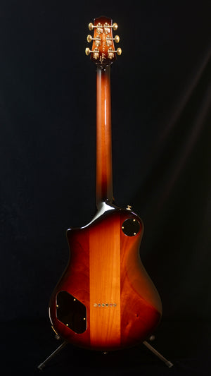 Sold 2025 Asher Electro Sonic Master Series - Spanish Cedar with Flame Koa top $12,000.00