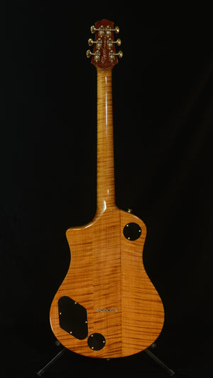 SOLD 2025 Asher Semi Hollow Electro Sonic Master Series - Tempered  Flame Maple with Purple Heart $12,000.00