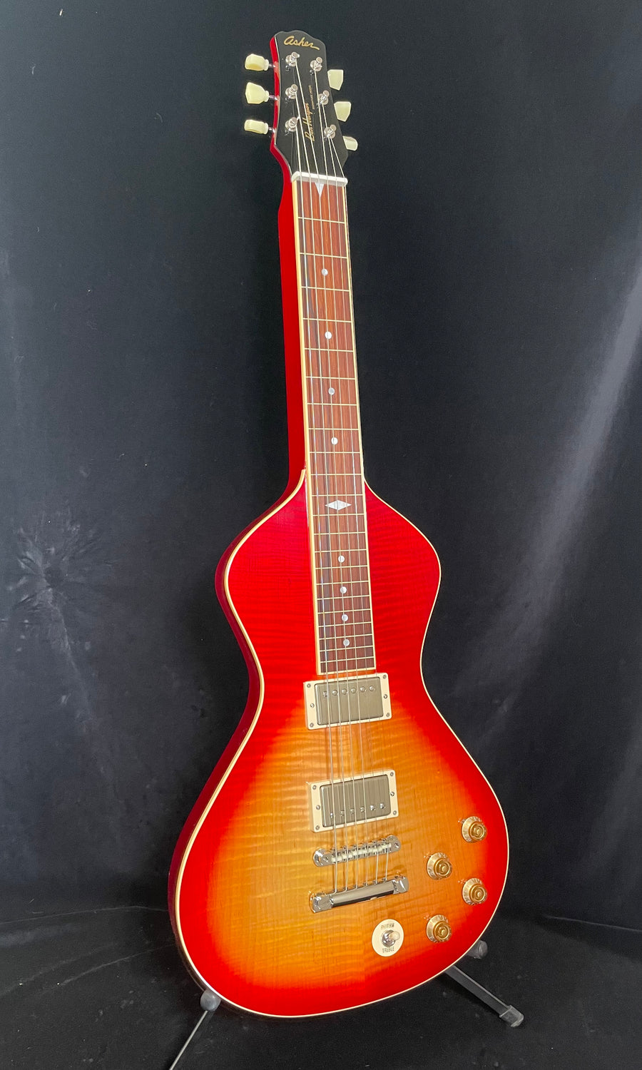 2023 SHOP DEMO Asher Ben Harper Signature Model Lap Steel - Maple Top Nitro Cherry Burst