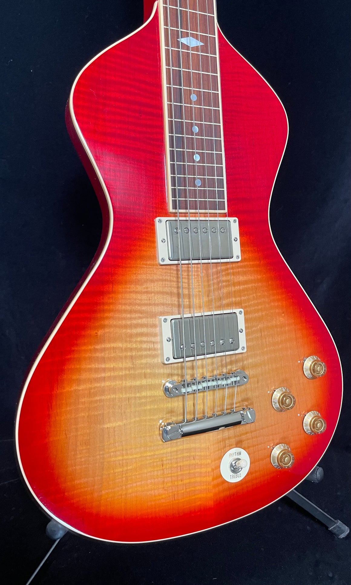 2023 SHOP DEMO Asher Ben Harper Signature Model Lap Steel - Maple Top Nitro Cherry Burst