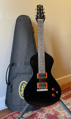NOW AT WWW.ELECTROHAWAIIAN.COM "COLOR X SERIES" Electro Hawaiian® Junior Lap Steel Black with Gig Bag!