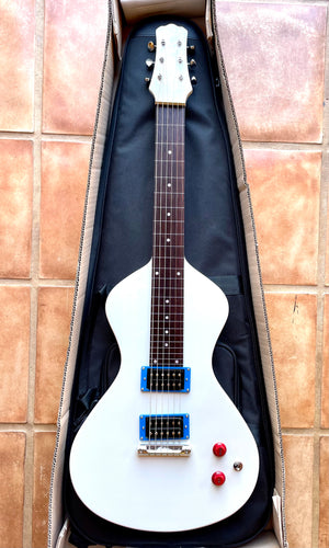 New "COLOR X SERIES" Electro Hawaiian® Junior Lap Steel Antique White with Gig Bag!!