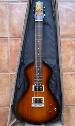 NOW AT WWW.ELECTROHAWAIIAN.COM "COLOR X SERIES" Electro Hawaiian® Junior Lap Steel Tobacco Burst with Gig Bag!!