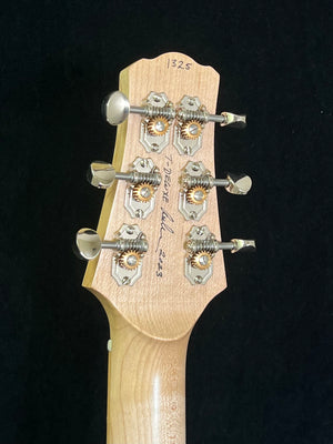 SOLD 2023 Asher T-Deluxe model Trans Ivory with T Blade Pickups and Waverly Tuners