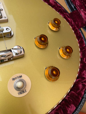 NOW AT WWW.ELECTROHAWAIIAN.COM SOLD 2024 Ben Harper signature Lap Steel Gold Top With Vintage Style Rope Binding!