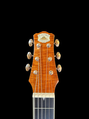 SOLD 2023 Asher Electro Hawaiian Model I Lap Steel Guitar - A+ Koa Top with Binding, Custom Details!