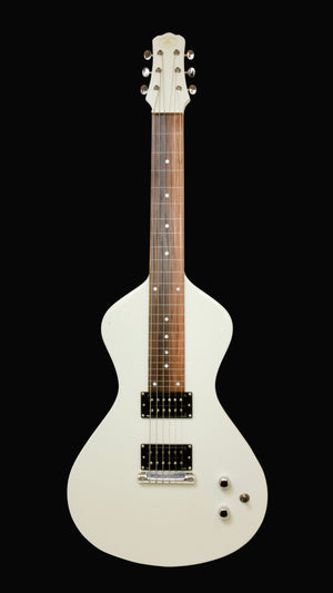 NOW AT WWW.ELECTROHAWAIIAN.COM 2025 Electro Hawaiian® Junior Lap Steel Antique White with Gig Bag!!