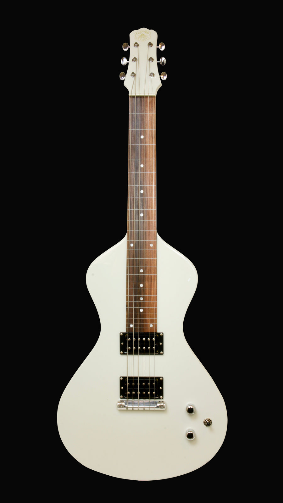 NOW AT WWW.ELECTROHAWAIIAN.COM 2025 Electro Hawaiian® Junior Lap Steel Antique White with Gig Bag!!