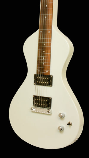 NOW AT WWW.ELECTROHAWAIIAN.COM 2025 Electro Hawaiian® Junior Lap Steel Antique White with Gig Bag!!