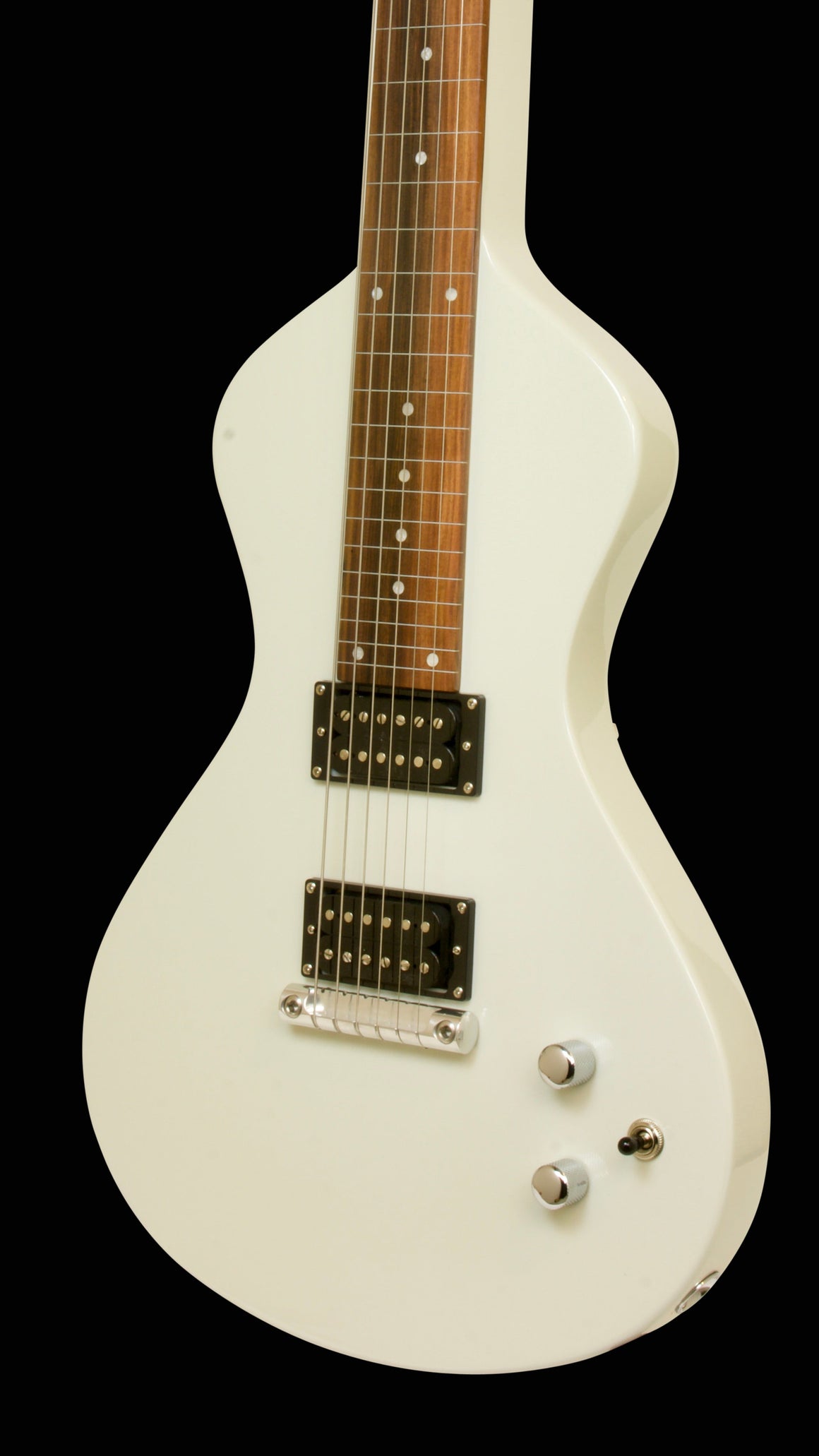 NOW AT WWW.ELECTROHAWAIIAN.COM 2025 Electro Hawaiian® Junior Lap Steel Antique White with Gig Bag!!