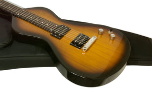 NOW AT WWW.ELECTROHAWAIIAN.COM 2025  Electro Hawaiian® Junior Lap Steel Tobacco Burst with Gig Bag!