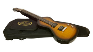 NOW AT WWW.ELECTROHAWAIIAN.COM 2025  Electro Hawaiian® Junior Lap Steel Tobacco Burst with Gig Bag!