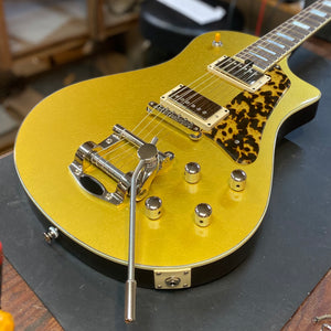 SOLD 2022 Custom Asher Electro Sonic Gold Top 24.75 inch Scale