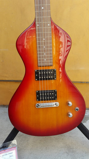 SOLD Previously Owned Asher Electro Hawaiian® Junior Lap Steel Guitar, Cherry Burst #301