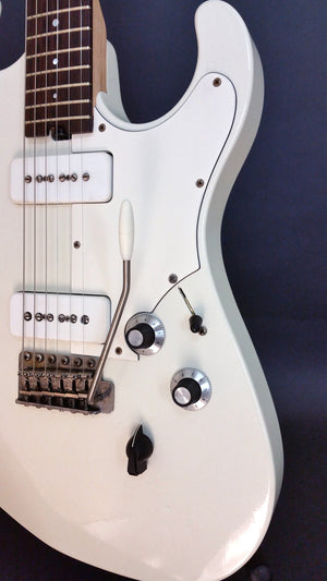 SOLD  Asher Marc Ford Signature Guitar, Olympic White Nitro Closet Relic , #964