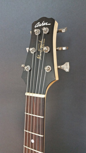 SOLD  Asher Marc Ford Signature Guitar, Olympic White Nitro Closet Relic , #964