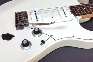 SOLD  Asher Marc Ford Signature Guitar, Olympic White Nitro Closet Relic , #964