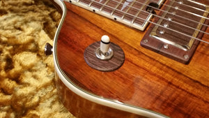 SOLD Asher 2017 Electro Sonic 35th Anniversary Model #975 with Hawaiian Koa and Novak PAF Pickups
