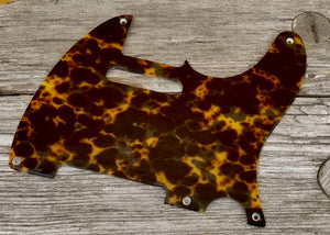 ACRYLIC "PACIFIC" Tortoise Pickguards - Tele, Strat, and OTHERS - Hand Cut and Polished to Perfection!