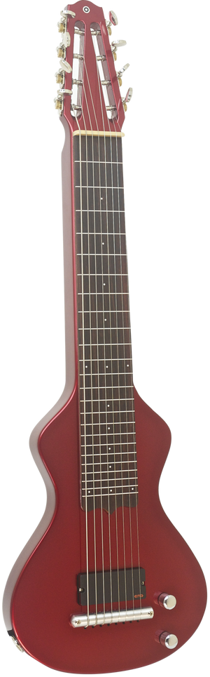 SOLD Asher 8-String Lap Steel, Candy Apple Red Poly, #872