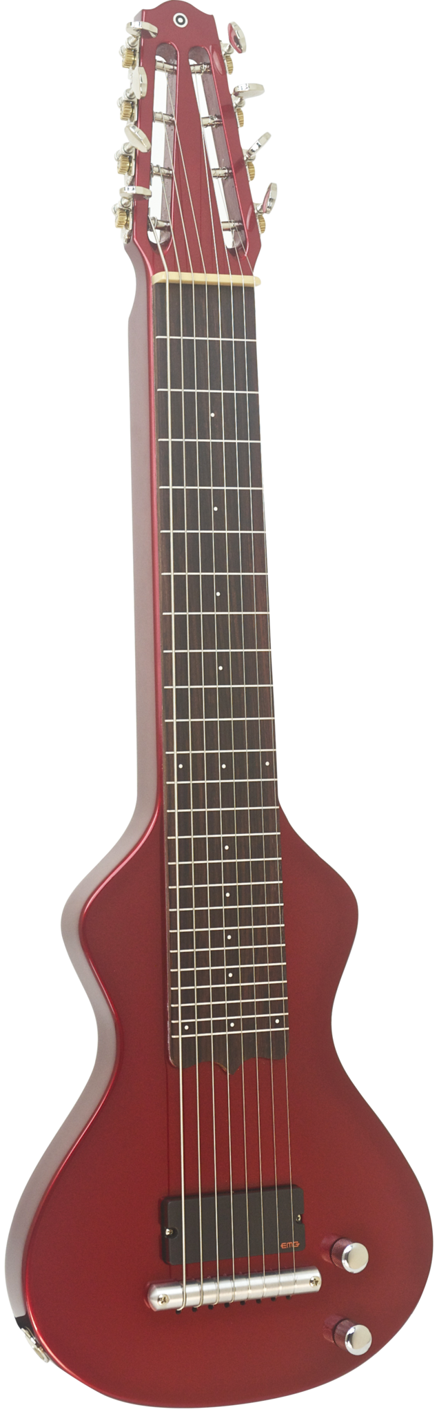 SOLD Asher 8-String Lap Steel, Candy Apple Red Poly, #872