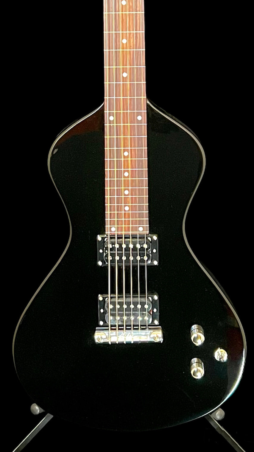 SOLD OUT 2023  Asher Electro Hawaiian® Junior Lap Steel Black with Gig Bag!