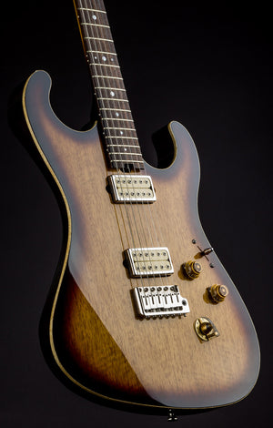 SOLD 2016 Asher S Custom Guitar in a 2-Tone 50's Burst Nitro over Korina , #947
