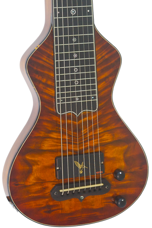 NOW AT WWW.ELECTROHAWAIIAN.COM SOLD Asher Alan Akaka Signature Model 8 String Hawaiian Lap Steel Guitar