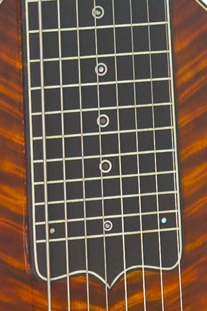 NOW AT WWW.ELECTROHAWAIIAN.COM SOLD Asher Alan Akaka Signature Model 8 String Hawaiian Lap Steel Guitar