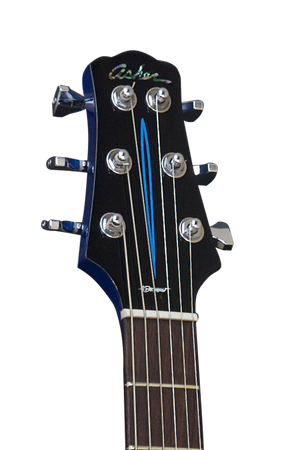 SOLD Asher Resosonic "Rambler" in Lake Placid Blue with Hand Pin Striping, #861