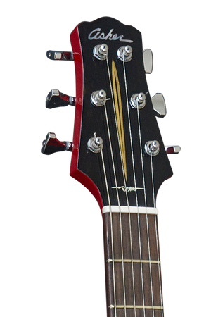 SOLD Asher Resosonic "Rambler" in Dakota Red with Hand Pin Striping, #847