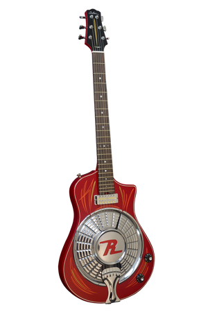 SOLD Asher Resosonic "Rambler" in Dakota Red with Hand Pin Striping, #847