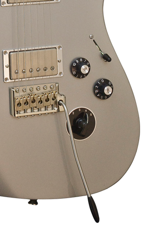 SOLD Asher S Custom Guitar in Inca Silver, #857