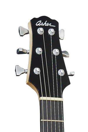 SOLD Asher S Custom Guitar in Inca Silver, #857