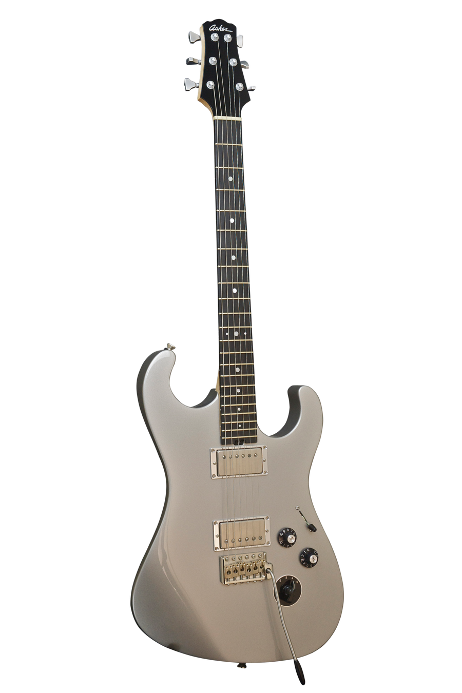 SOLD Asher S Custom Guitar in Inca Silver, #857