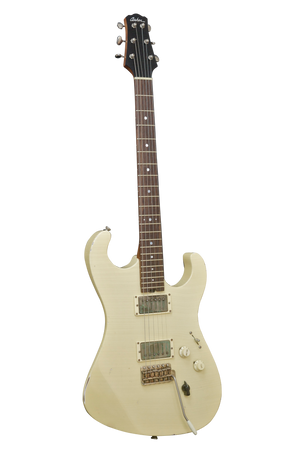 SOLD Asher S Custom Guitar in Olympic White Nitro Relic Finish, #858