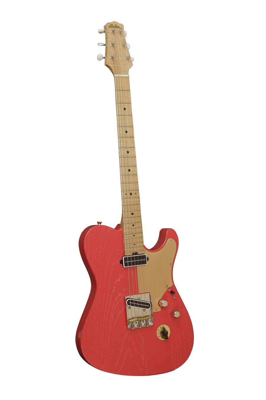 SOLD Asher T Deluxe Coral Nitro Guitar with Slim C Neck Shape