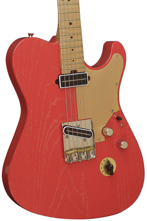 SOLD Asher T Deluxe Coral Nitro Guitar with Slim C Neck Shape