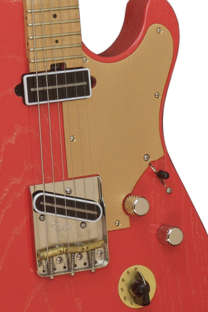 SOLD Asher T Deluxe Coral Nitro Guitar with Slim C Neck Shape