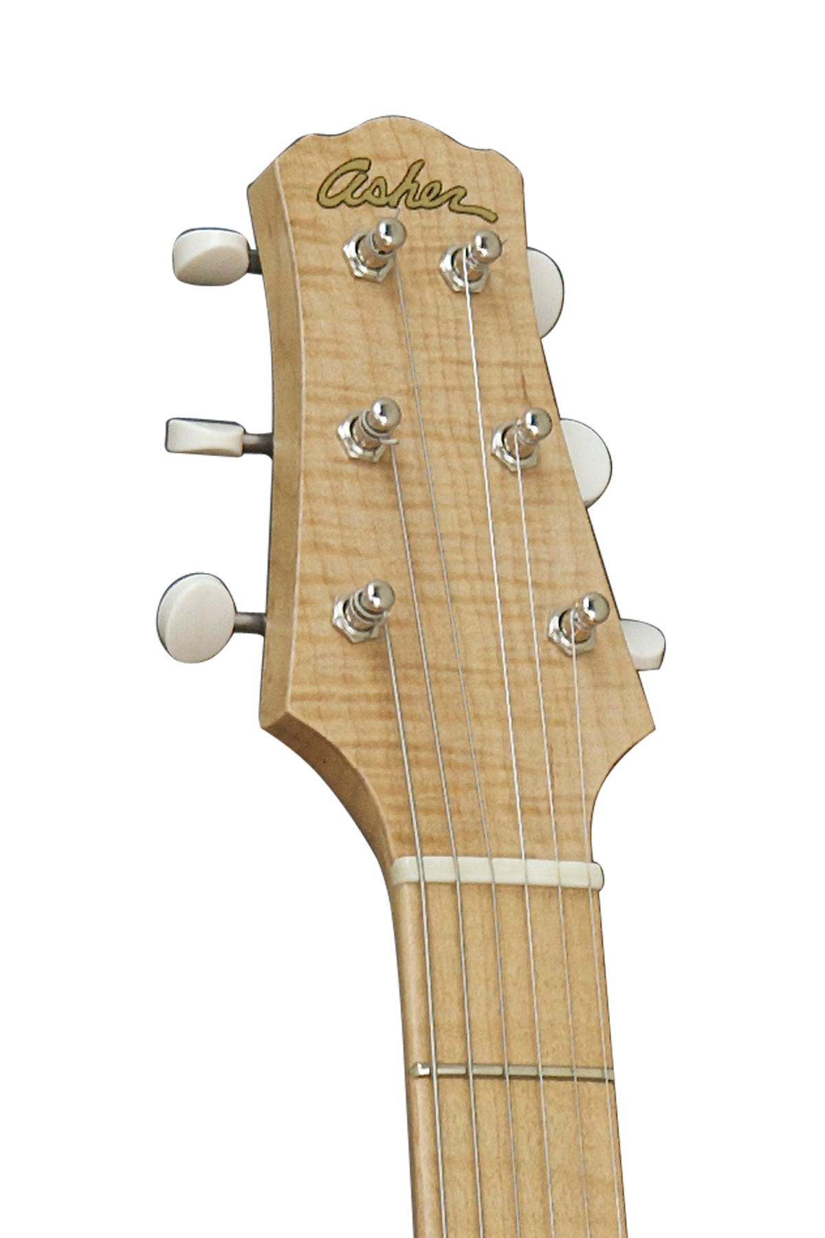 SOLD Asher T Deluxe Coral Nitro Guitar with Slim C Neck Shape