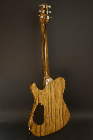 SOLD $5750.00 Asher Hollow T Deluxe Master Series Black Limba, Bolivian Rosewood, Tortoise and Sterling Silver Detail #778 MINT CONDITION
