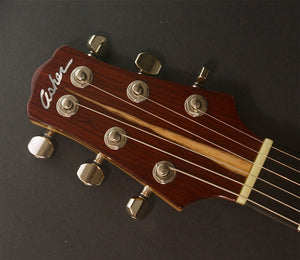 SOLD $5750.00 Asher Hollow T Deluxe Master Series Black Limba, Bolivian Rosewood, Tortoise and Sterling Silver Detail #778 MINT CONDITION
