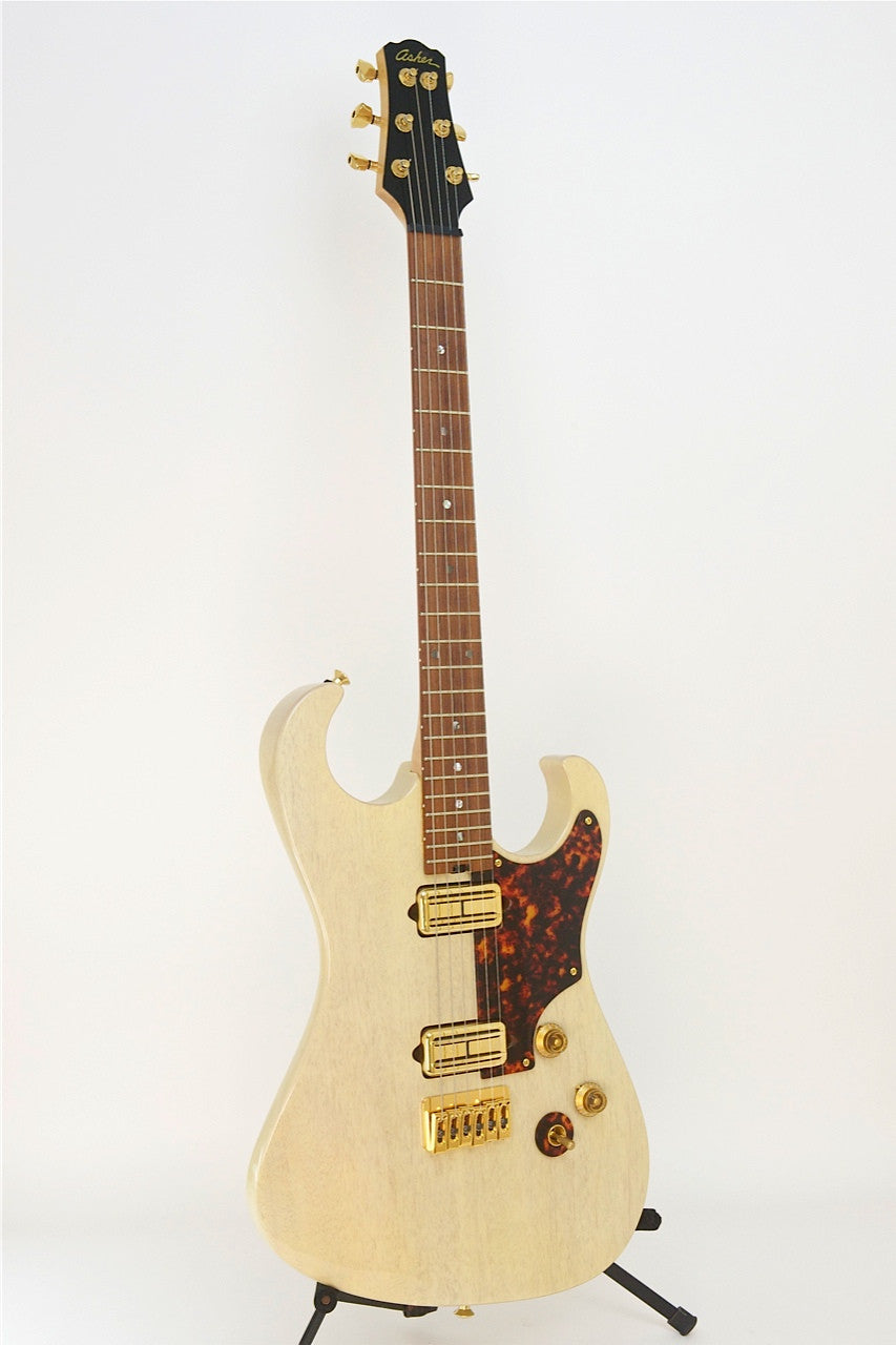 SOLD Asher S Custom™ Guitar, Trans Ivory Poly #196 - Previously Owned, Near Mint