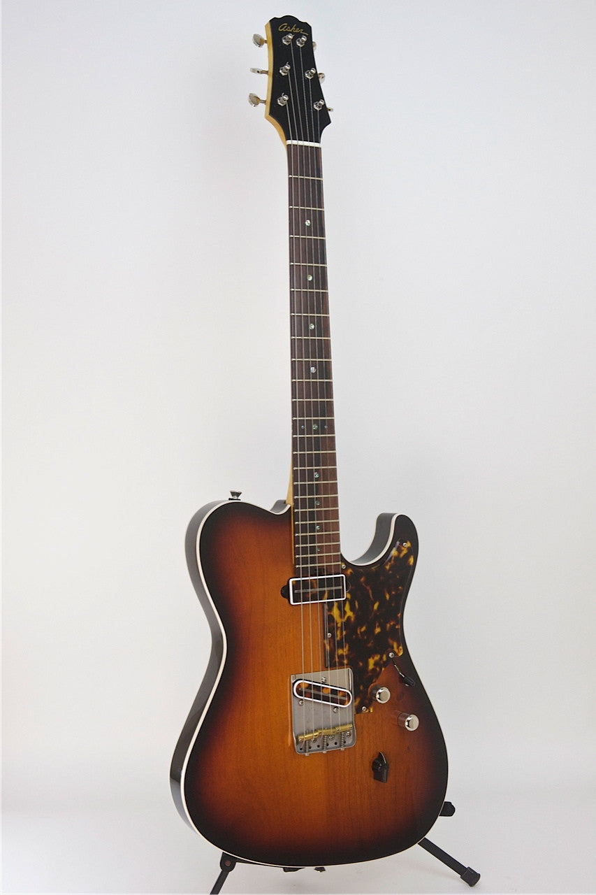 SOLD Asher T Deluxe™ Guitar 2010, Tobacco Burst Poly, Previously Owned #571