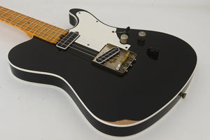 SOLD 2014 Asher T Deluxe™ Guitar, Relic Black Nitro