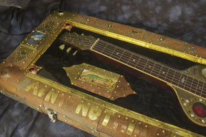 SOLD Voodoo Lap Steel - Asher Lap Steel Embellished by Artists Don Moser